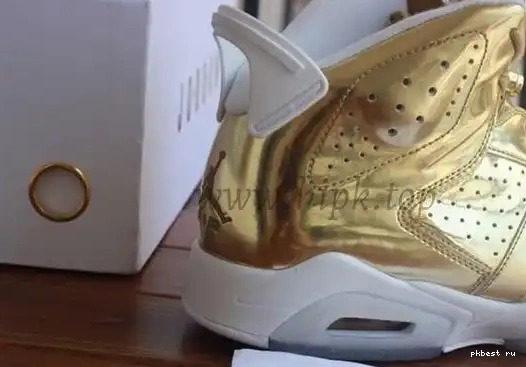 Pinnacle Authentic Jordan 6 Air Gold 0412